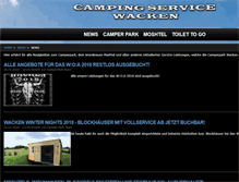Tablet Screenshot of camper-park-wacken.com